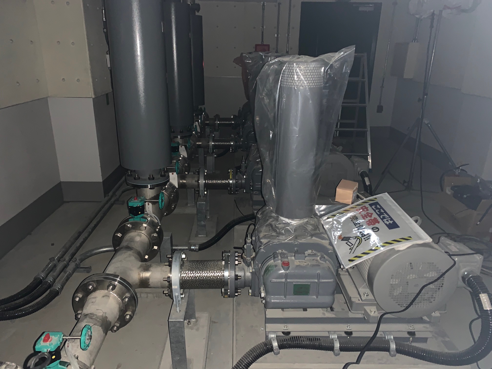 ﾌﾞﾛｱﾎﾟﾝﾌﾟ設置